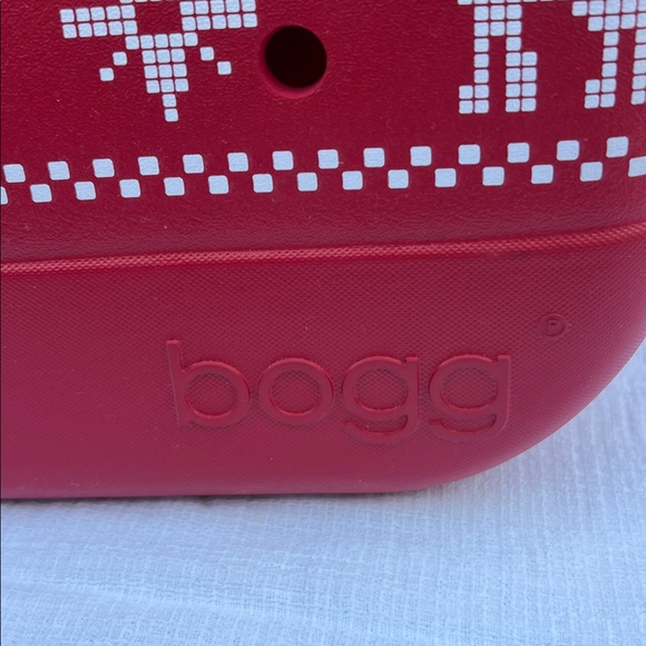 BOGG BAG Red Tote with White Pattern - Picture 6 of 16